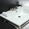 Fauceture KVPB31227W46 Dreyfuss 31" Console Sink W/SS Leg (4", 3 Hole), Wht/Nickel KVPB31227W46 - alternate 4